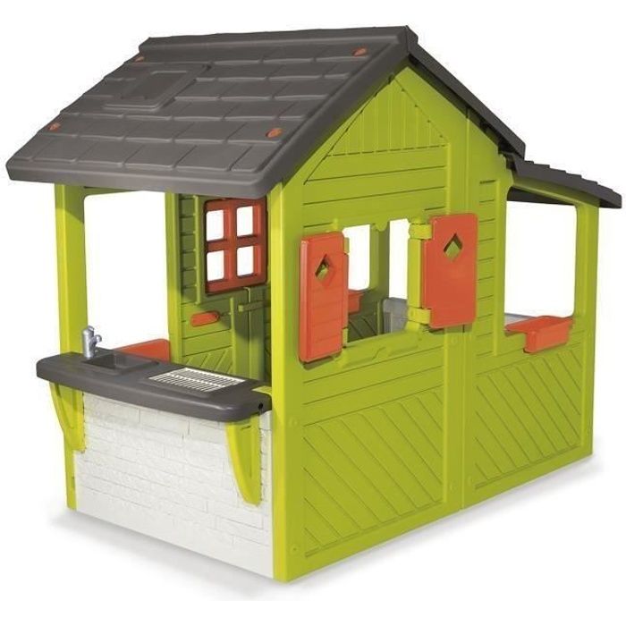 SMOBY Maison Enfant Néo Floralie avec Sonnette