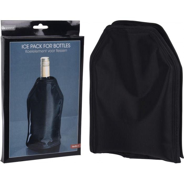 TOM refroidisseur de bouteille 15 x 22 cm noir