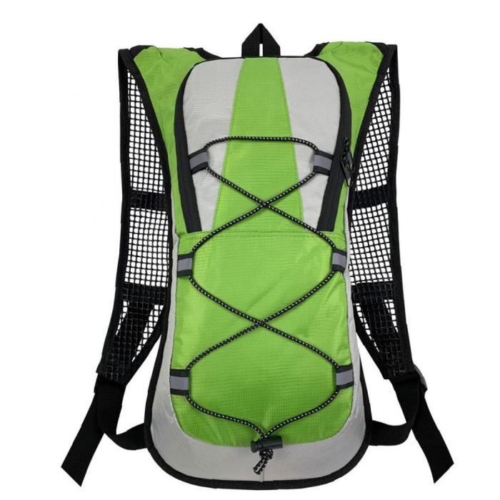 Vélo Sac à dos Sac à dos Sac à dos Étanche Sac à bandoulière imperméable pour cyclisme en cours d'escalade Vert