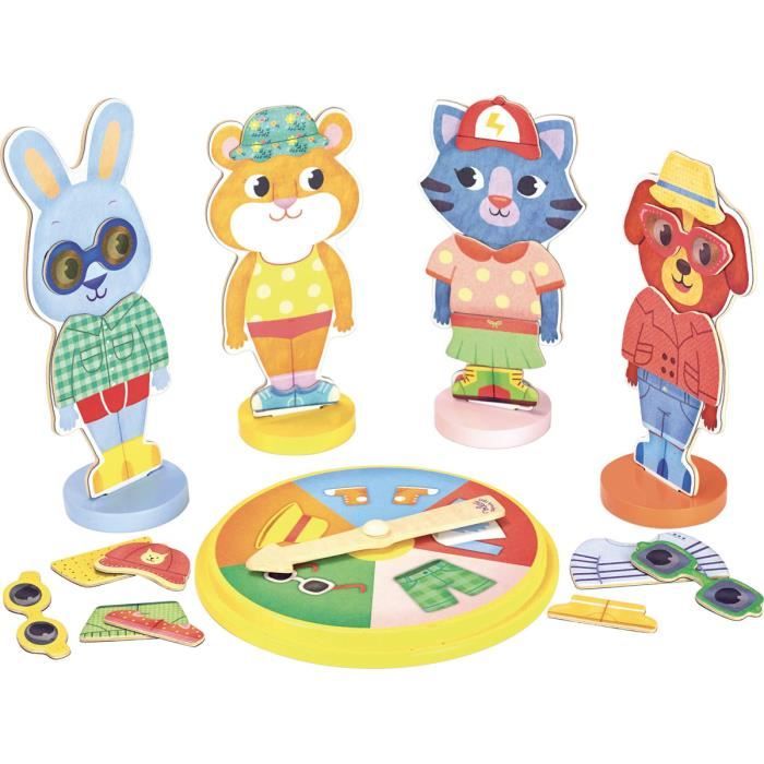 Bingo des Animaux Multicolore