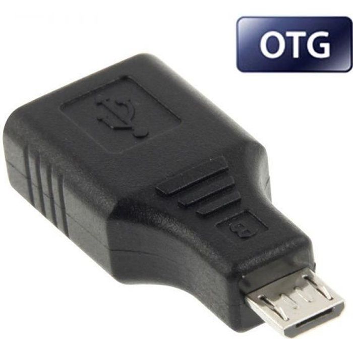 Adaptateur Micro USB / USB PC tablette smartphone avec fonction OTG