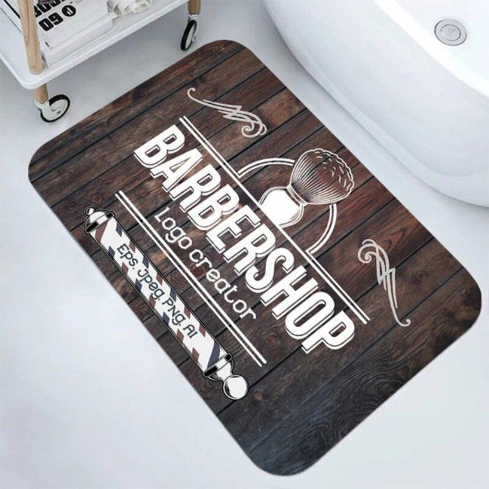 Tapis De Porte D'entrée 40x60 Cm - Décoratif Et Antidérapant - En Polyester Et Caoutchouc - Facile à Nettoyer, Idéal Intérieur/extérieur - 9