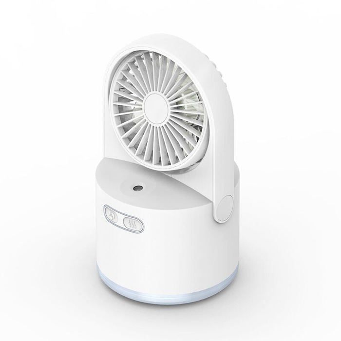 Ventilateur brumisateur de table - petit ventilateur de bureau personnel avec grand réservoir deau de 300 ml