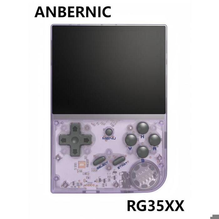 ANBERNIC RG35XX 35 pouces IPS avec carte mémoire intégrée de et système Linux translucide CONSOLE RETRO
