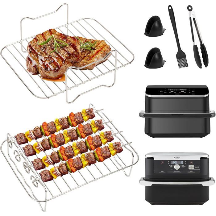 Moule Silicone Air Fryer,Accessoires Air Fryer Ninja 10,4L Pour Ninja