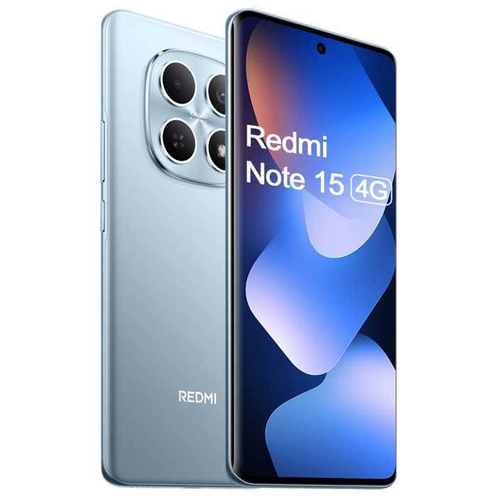 REDMI Note 15 8 GO + 256 GO Batterie longue autonomie de 6 000mAh Glacier Blue