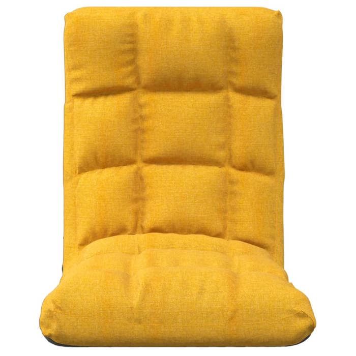 Best2026@Tissu Fauteuil Relax SHIELDPRO® - Siège maximal: 110 kg - Chaise pliable de sol Jaune moutarde - pour salon4488