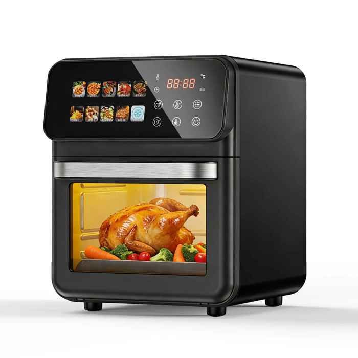 Friteuse sans huile Airfryer 10L écran tactile 10 programmes cuisson saine rapide 80-200°C - Cosyhomes