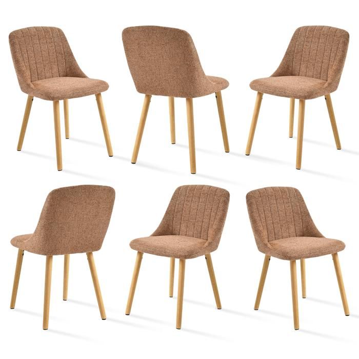 Goeurvant Chaises de salle à manger design scandinave chaise coiffeuse