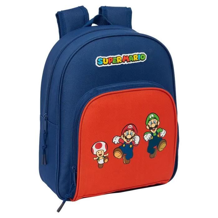 Sac à dos poche latérale pour bouteille Safta Super Mario Bros Mamma Mia