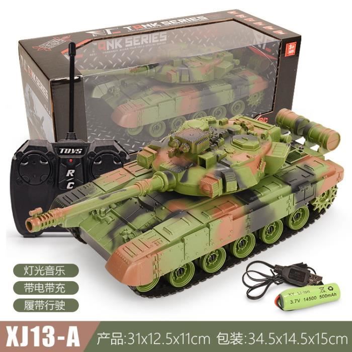 Comparer les prix de XJ13A Vert Armée-Voiture télécommandée Rc Rock Crawler Tank, jouet électrique à quatre voies pour enfants ave