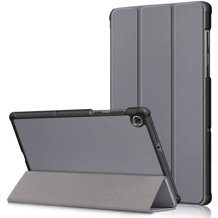 Housse Lenovo M10 FHD Plus TB-X606F (10.3 Pouces) - Léger PU Cuir Antichoc  Etui Tablette Coque Lenovo M10 FHD Plus - Gris - Cdiscount Informatique