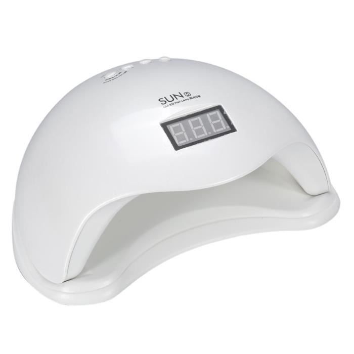 Lampe UV Sèche Ongles Portable Professionnel avec Minuterie Automatique LCD Ecran
