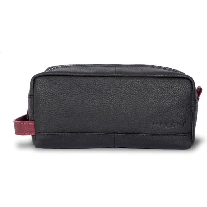 5 Trousses De Toilette En Nylon Noir 19x14cm - Transparentes, Zippées, Pour Maquillage, Voyage, Organisation