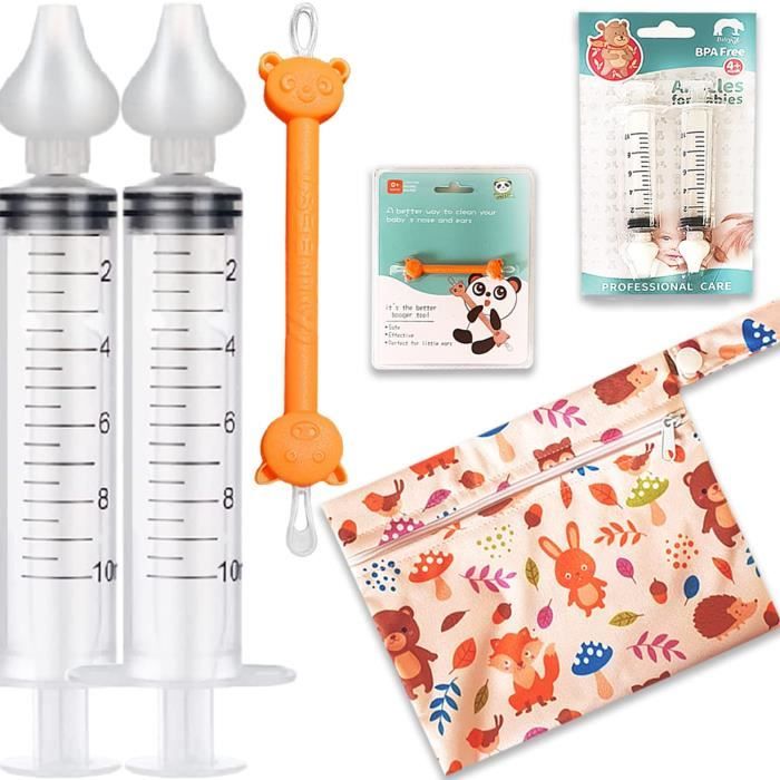 Kit nettoyage nez bebe - seringue nasale et nettoyage oreille - Cdiscount  Puériculture & Eveil bébé