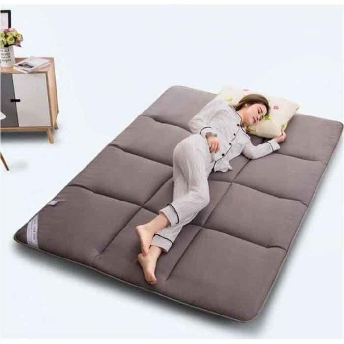 Matelas Futon Pliant CCLIFE - Chaise De Sol Convertible - Lit D'appoint Gain De Place