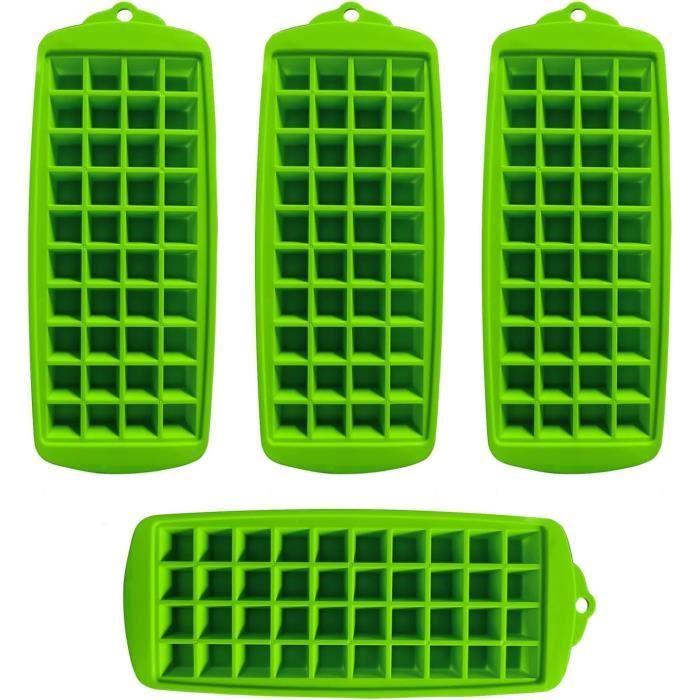 La couleur verte Moule à Glace en Silicone Réutilisable, 6 Grilles La couleur verte Moule à Glace en Silicone Réutilisable, 6 Grilles