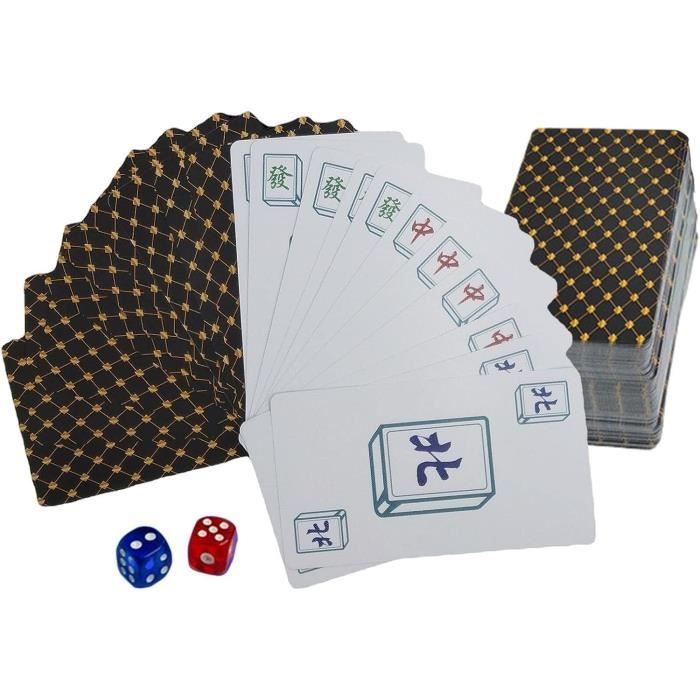 Mini Mahjong,Jeu De Table Traditionnel Chinois Résistant À L