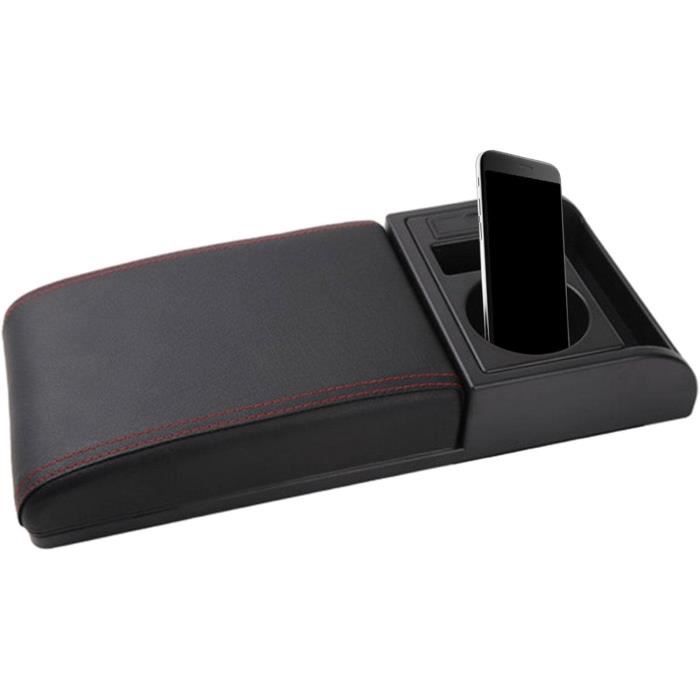YJYWZH Accoudoir Double Couche Pour Peugeot C1 - Console Centrale Avec Rangement Et Porte Gobelets