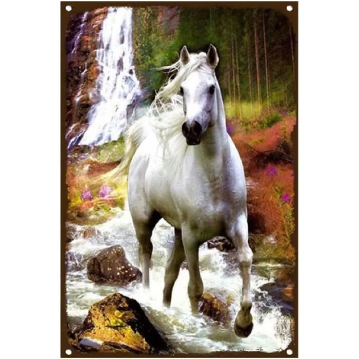 Crapopo Sweet Cheeks Décoration murale décorative en étain avec motif cheval effronté 20,3 x 30,5 cm