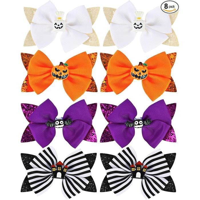 Lot de 8 mini pinces clic clac - Marron - 2.50 Lot de 8 mini pinces clic clac - Marron - 2.50