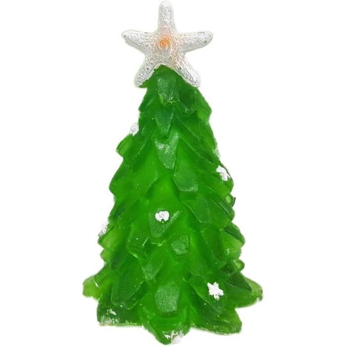 Sapin De Noël De Table Mini Sapin De Noël En Verre De Mer Arbre De