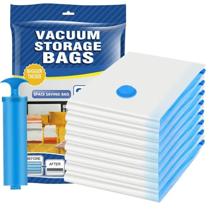 Sac Sous Vide Vetement Aspirateur Lot De 8 80X60Cm Housse De