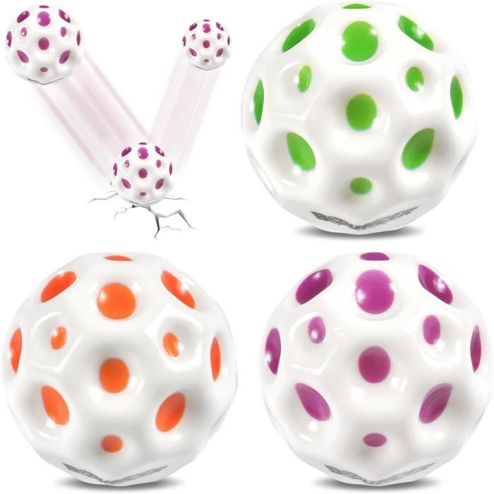 Waboba Moon – Balle Rebondissante De Folie Pour Enfants Et Adultes, Jusqu’à 30 M De Rebond, Pop Amusant, Jeu Sensoriel Intérieur/Extérieur, Jaune 6,3 Cm
