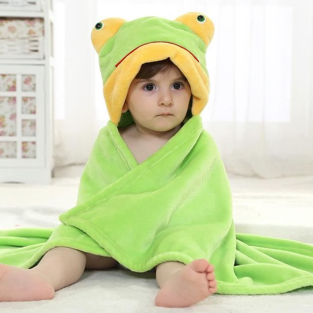 Couverture de b b infantile peignoir capuche drap Sortie de bain