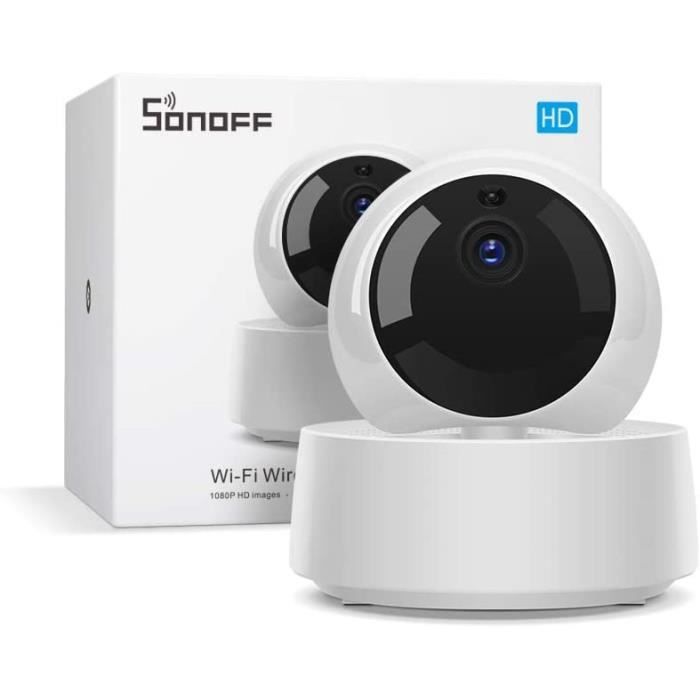 Caméra Surveillance WiFi, 1080P Caméra Dome IP Intérieur pour BébéAîné