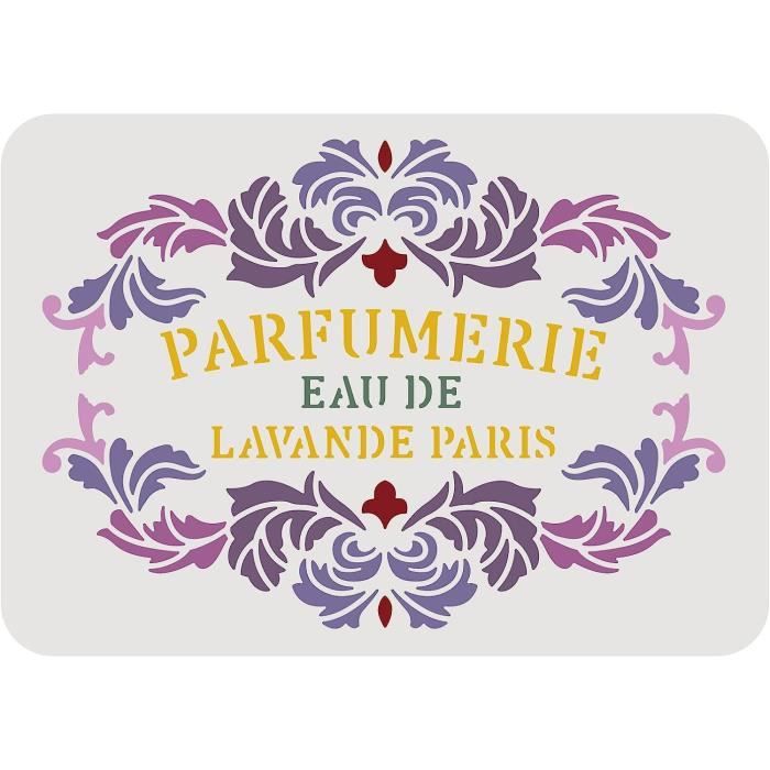 Lot De 12 Pochoirs Réutilisables En Plastique - Motifs Oiseaux, Fleurs, Papillons, Lettres - Pour Peinture, Déco, DIY