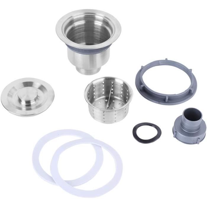 Bouchon Vidange Condensation Acier Inoxydable 304 - Diamètre 80mm - Pour Conduit Fumée Et Chaudière - Raccord T 90°