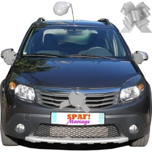 Kit Deco Voitures Invites Mariage 20 Vehicules Du Cortege En Gris