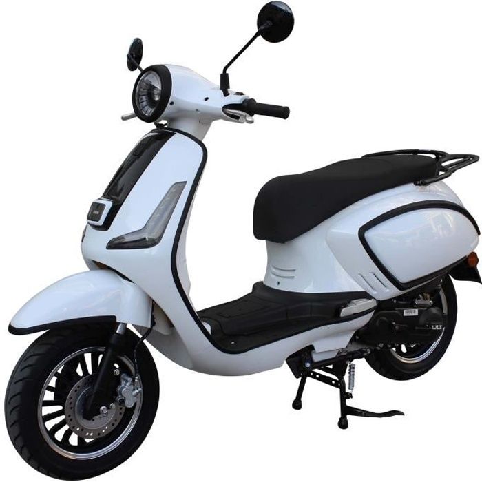Scooter 4T 50 cc - JIAJUE - ACHILLE - BLANC - Avec carte grise