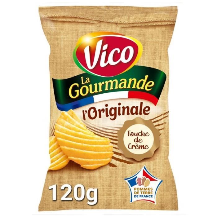 VICO - Chips La Gourmande 120G - Lot De 4