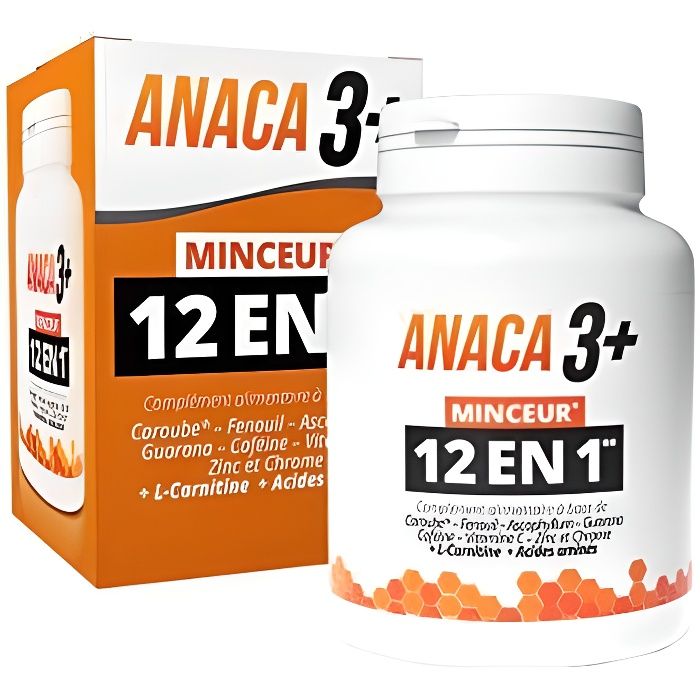 Anaca3+ Minceur 12 en 1 120 gélules - Cdiscount Santé - Mieux vivre