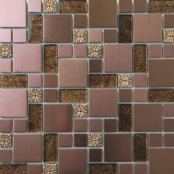 1 M Carrelage Mosaique En Verre Lisse Et Texture Surface