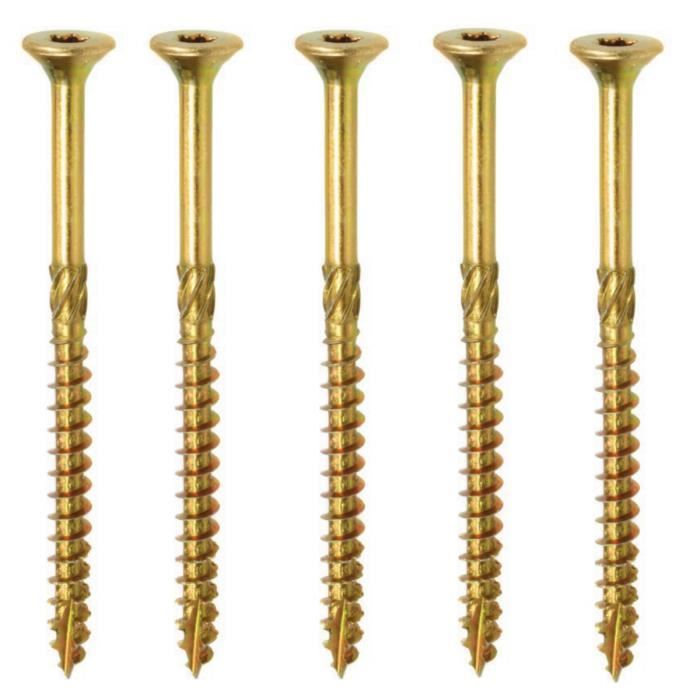 100 panneaux de particules vis torx acier inoxydable a2 v2a 5x100