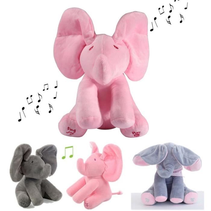 Musicale Elephant Flappy Peluche Animee Qui Bouge Ses Oreilles Pink Cdiscount Jeux Jouets