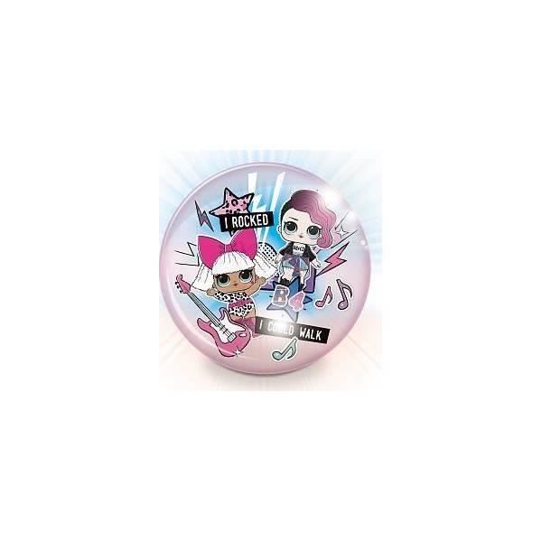 Balle rebondissante LOL Surprise - Diamètre 10 cm - Effets lumineux - Rose/Multicolore