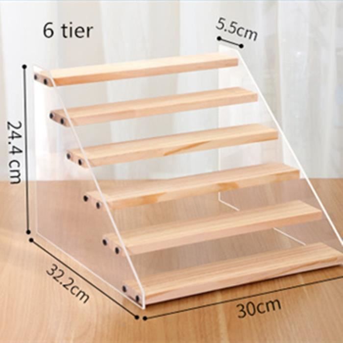 Nbeads Présentoir En Bois à 3 Niveau, 3 Tailles Support De