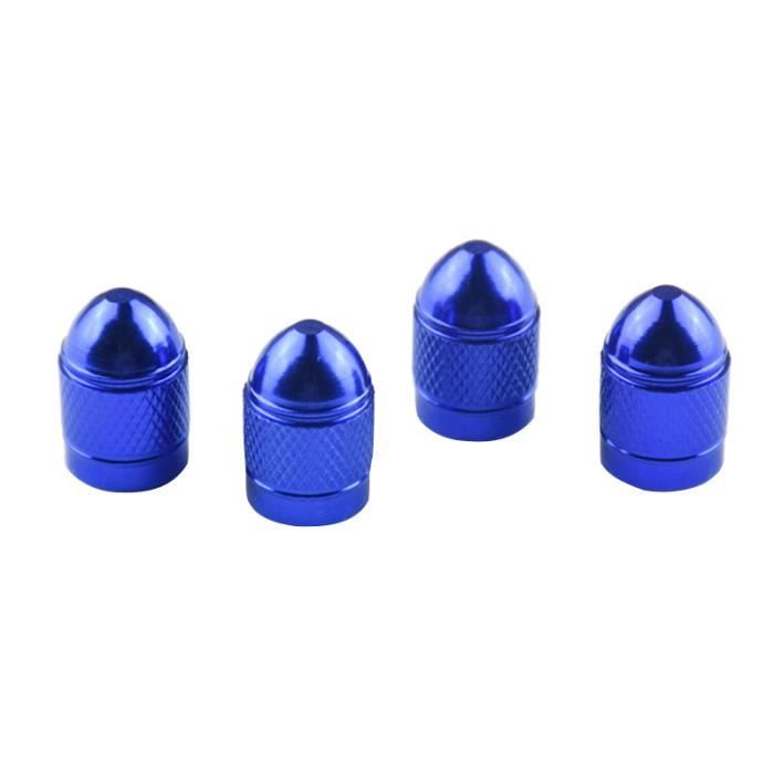 Lot De 4 Bouchons De Valve Presta Pour Vélo – Alliage Aluminium, Protection Poussière, Style Français