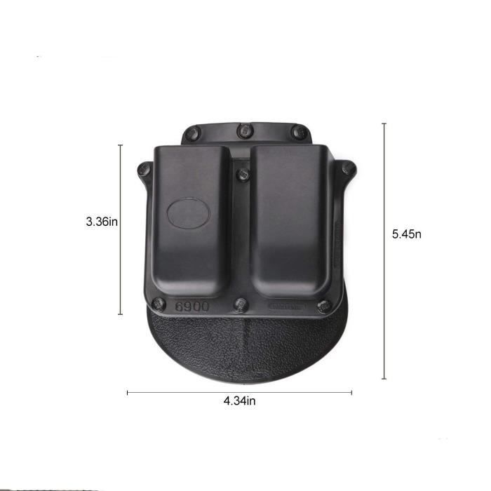 Pochette bronzée - Étui Pour Pistolet Airsoft De Chasse, 9mm, Pour