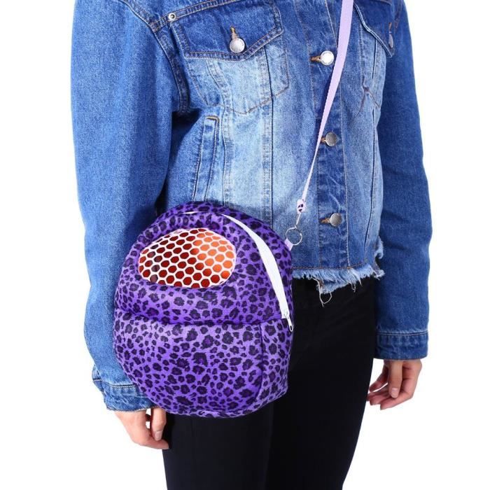 Atyhao Pet Carrier Bag Sac de transport pour animaux de compagnie Hamster Rat Hérisson Lapin Furet Sleeping Outgoing Packet Bag