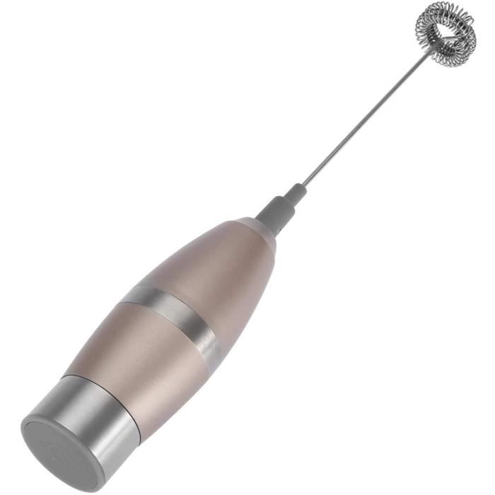 GRIFEMA Mousseur à Lait électrique, Mini Fouet Electrique 13 000 Tr/min