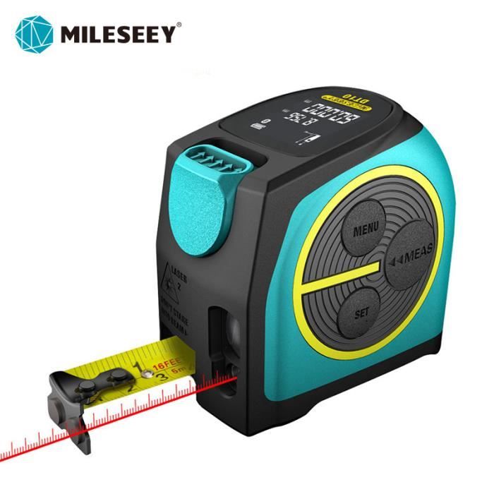 Mètre Laser Numérique XTAPE1 - Précision ±1/16", Portée 100m - Affichage Numérique, Laser Vert, Compatible App - Lames Remplaçables