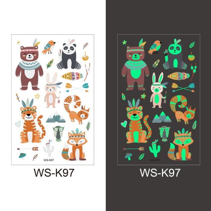 Autocollant Néon Lumineux Pour Visage, Art Corporel, Accessoire De