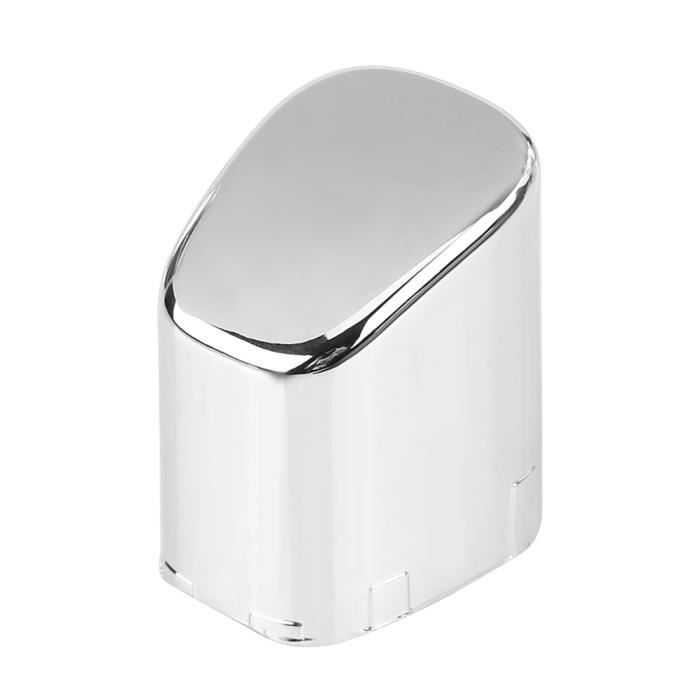 Couvercle De Bouton De Frein à Main Argenté - Référence 6RD711333A, En Plastique ABS, Finition Miroir