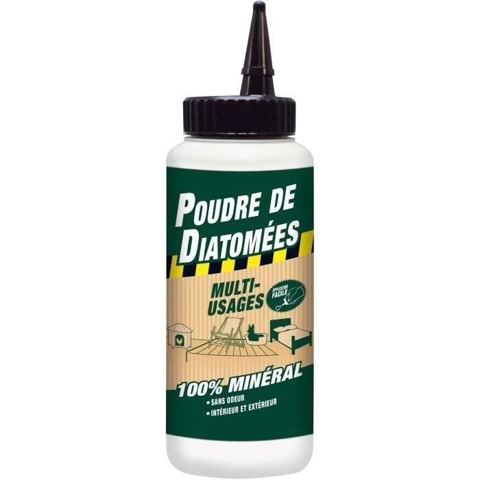 Répulsif Poudre de Diatomées - BARRIERE A INSECTES - Flacon souffleur Green - 300g