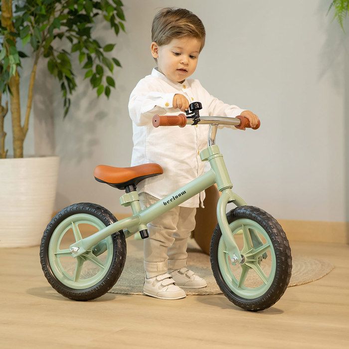 Beeloom mint bike velo sans pedale aluminium draisienne vert enfants 2a Cdiscount Jeux Jouets
